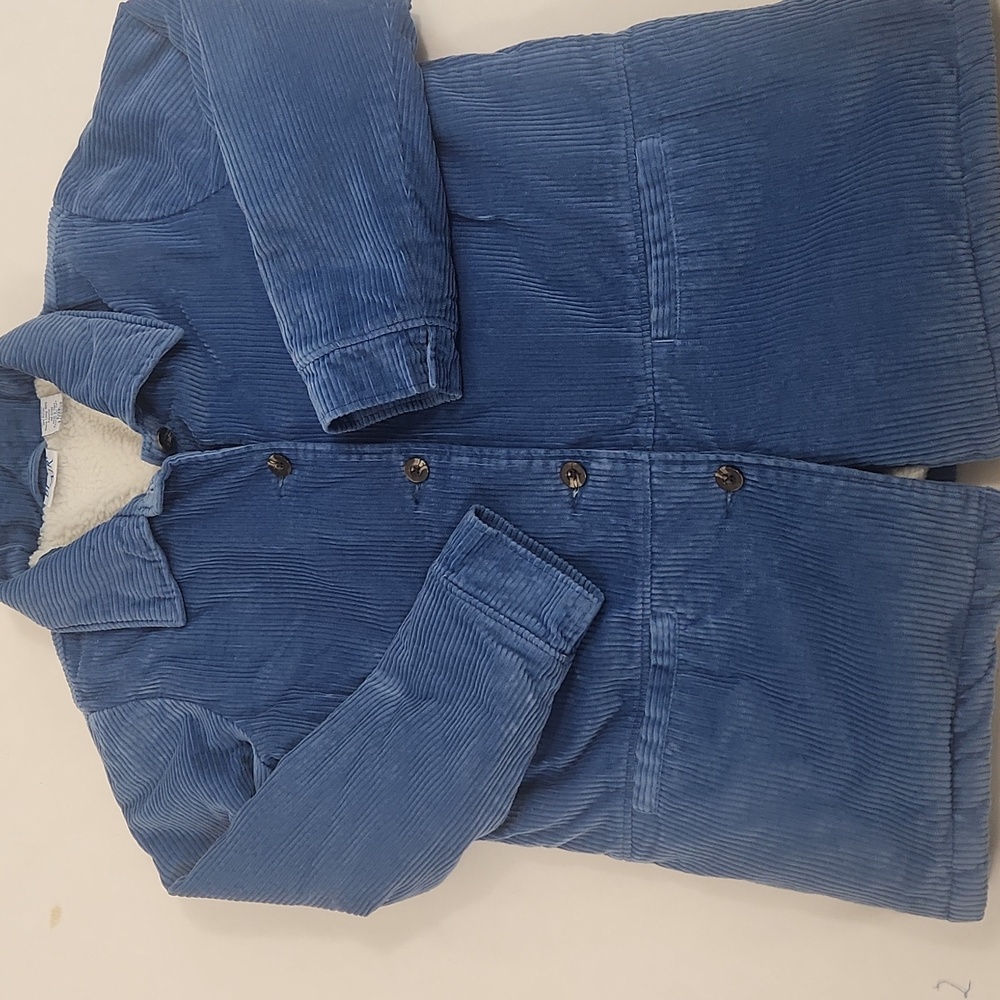 Blair Blue Corduroy Teddy Jacket. Vintage 90's. Size L - Picture 2 of 8